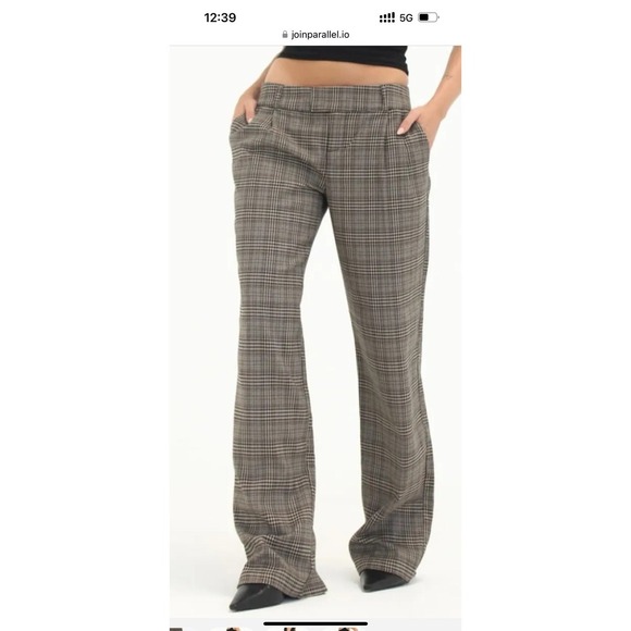 Rumored Ford trouser heritage plaid women's XS 90's Y2K NWT - Picture 1 of 12